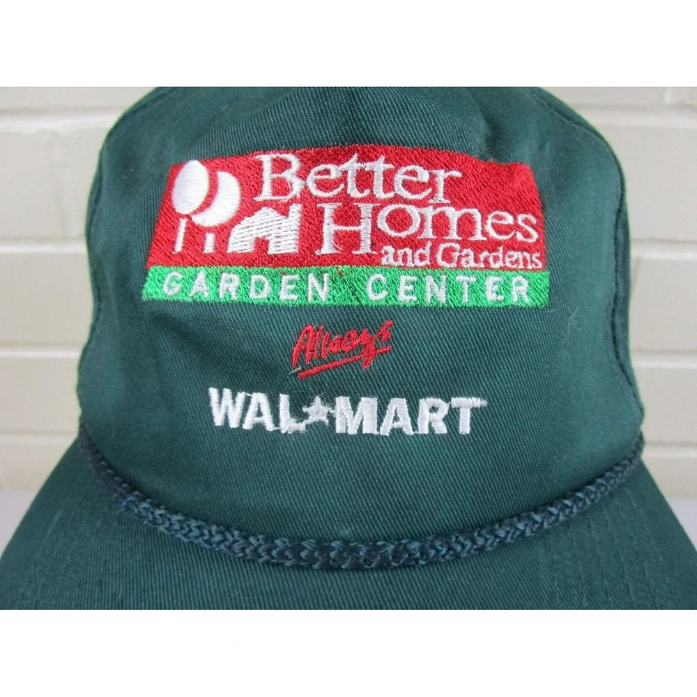 Vintage‎ 80s Walmart Snapback Hat Cap 25th Anniversary Garden Center Lot of 2